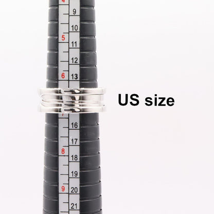 Bvlgari Ring B-zero One Band 18k White Gold — view 7