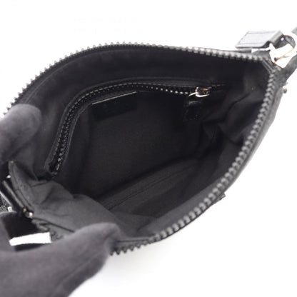 Gucci Shoulder Bag GG Pattern Black Nylon Leather — view 3