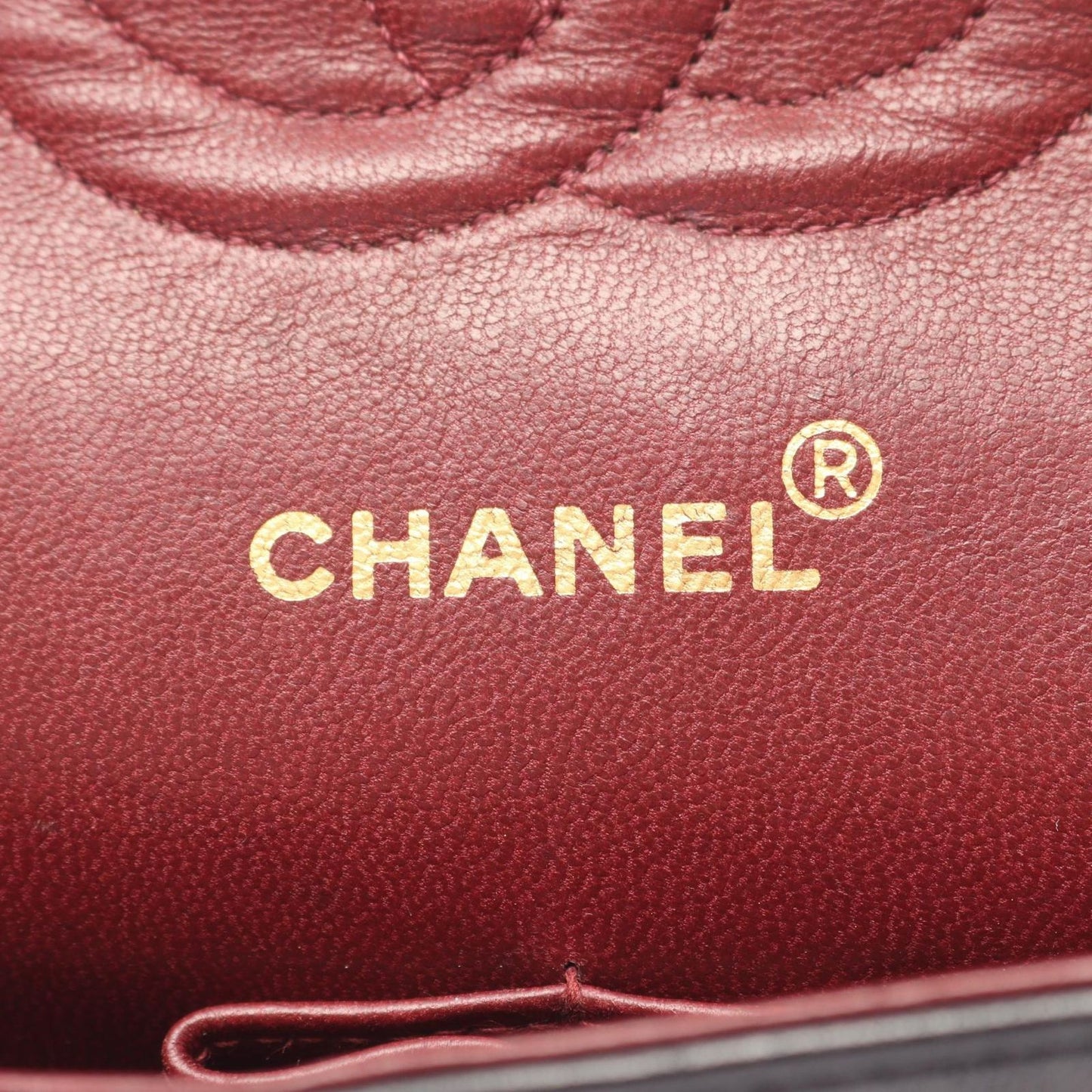 Chanel Shoulder Bag Quilted Double Flap Black Lambskin Chain — view 4