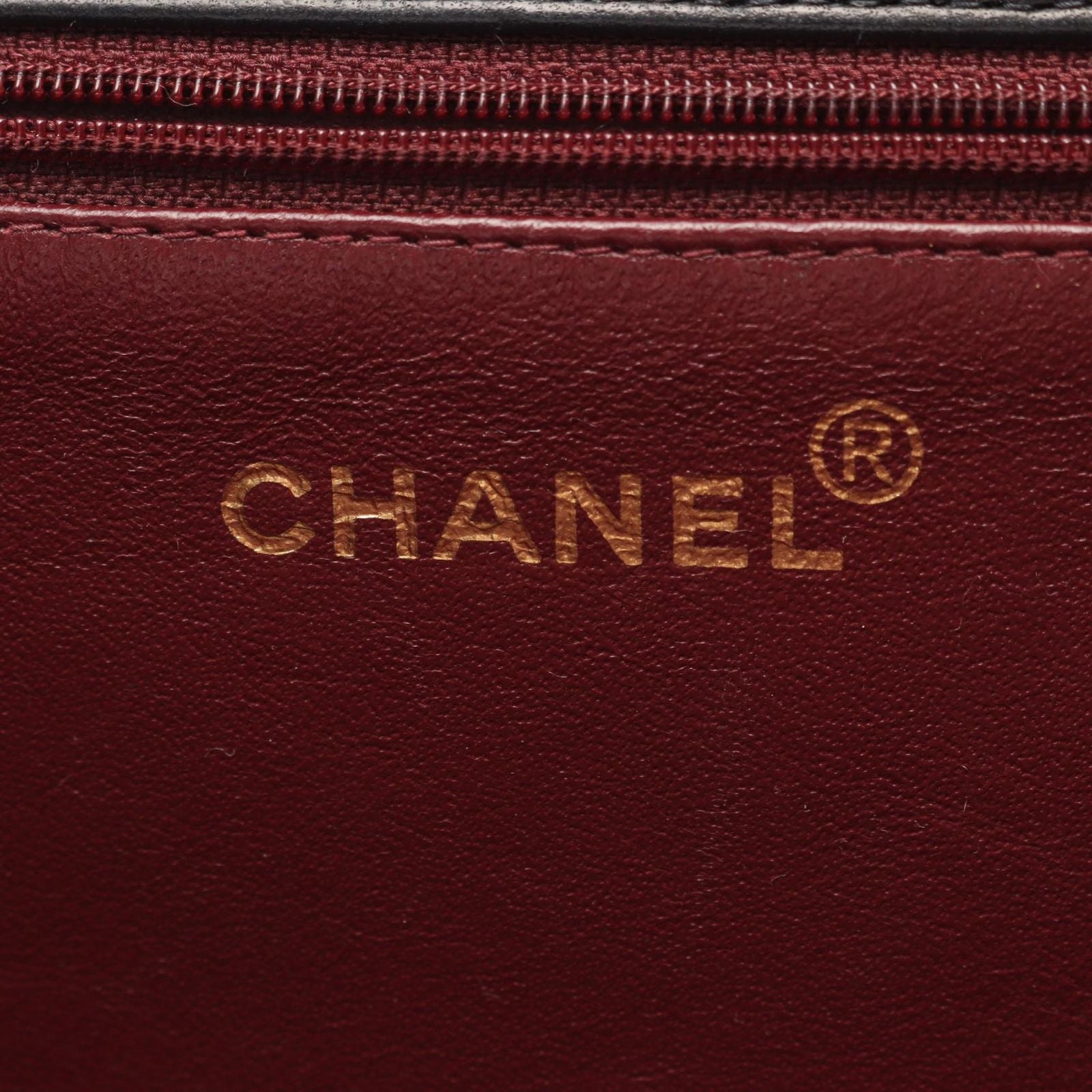 Chanel Shoulder Bag Quilted Full Flap Push Lock Black Lambskin Chain — view 4