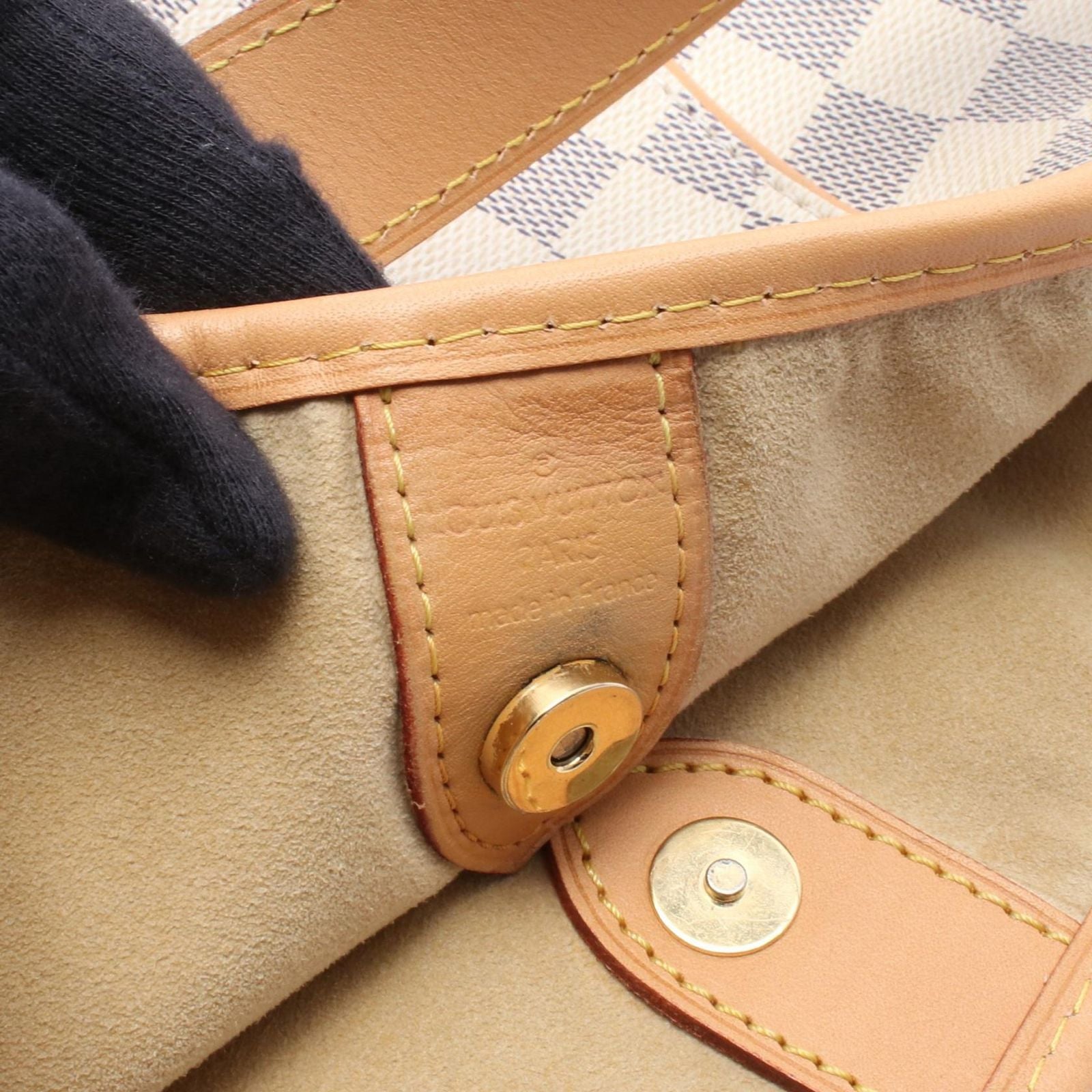 Louis Vuitton Shoulder Bag Galleria PM Canvas Leather — view 4