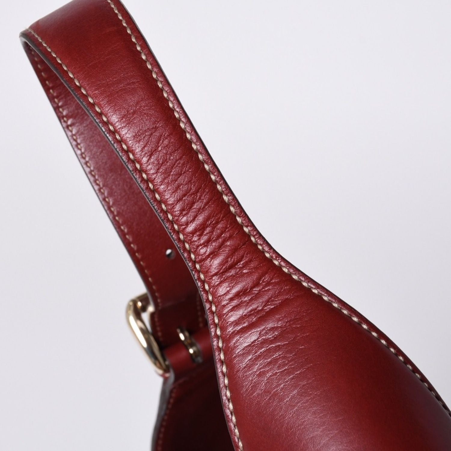 Gucci Horsebit Hobo Red Multicolor Velour Leather Silver — view 6