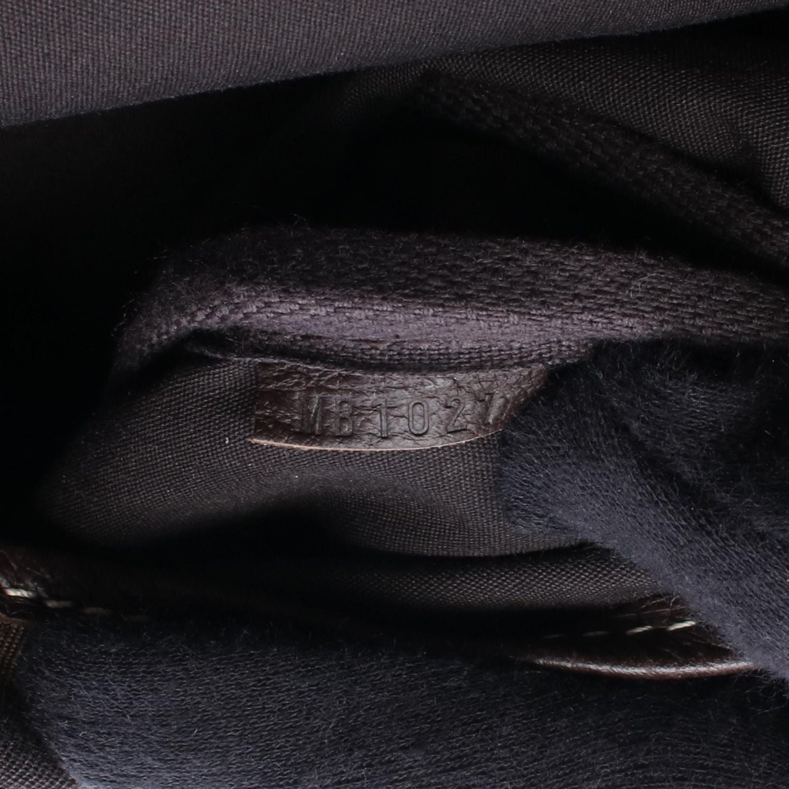Louis Vuitton Shoulder Bag Saumur Ebene Canvas Leather PM — view 6