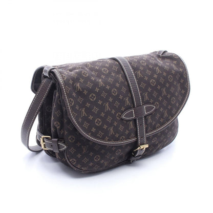Louis Vuitton Shoulder Bag Saumur Ebene Canvas Leather PM — view 2