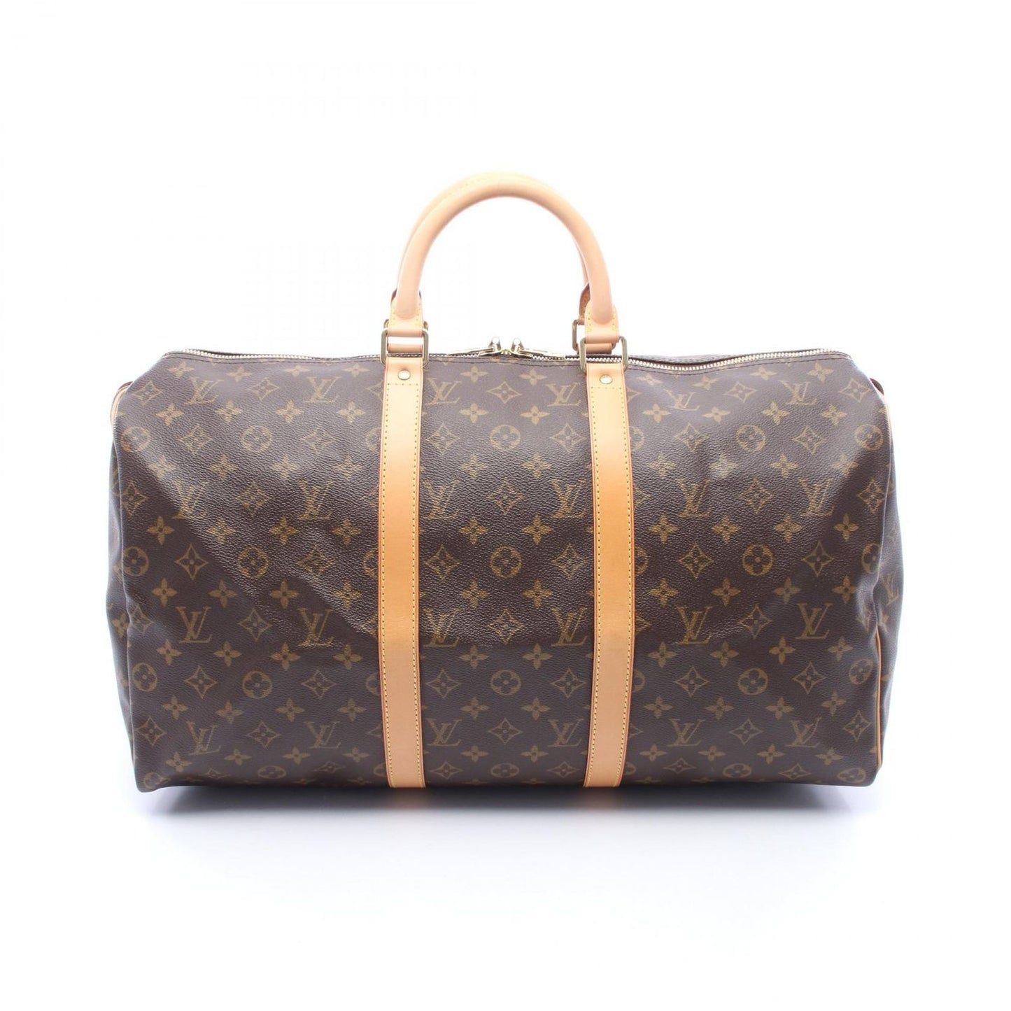 Louis Vuitton Boston Bag Keepall 50 Canvas Leather