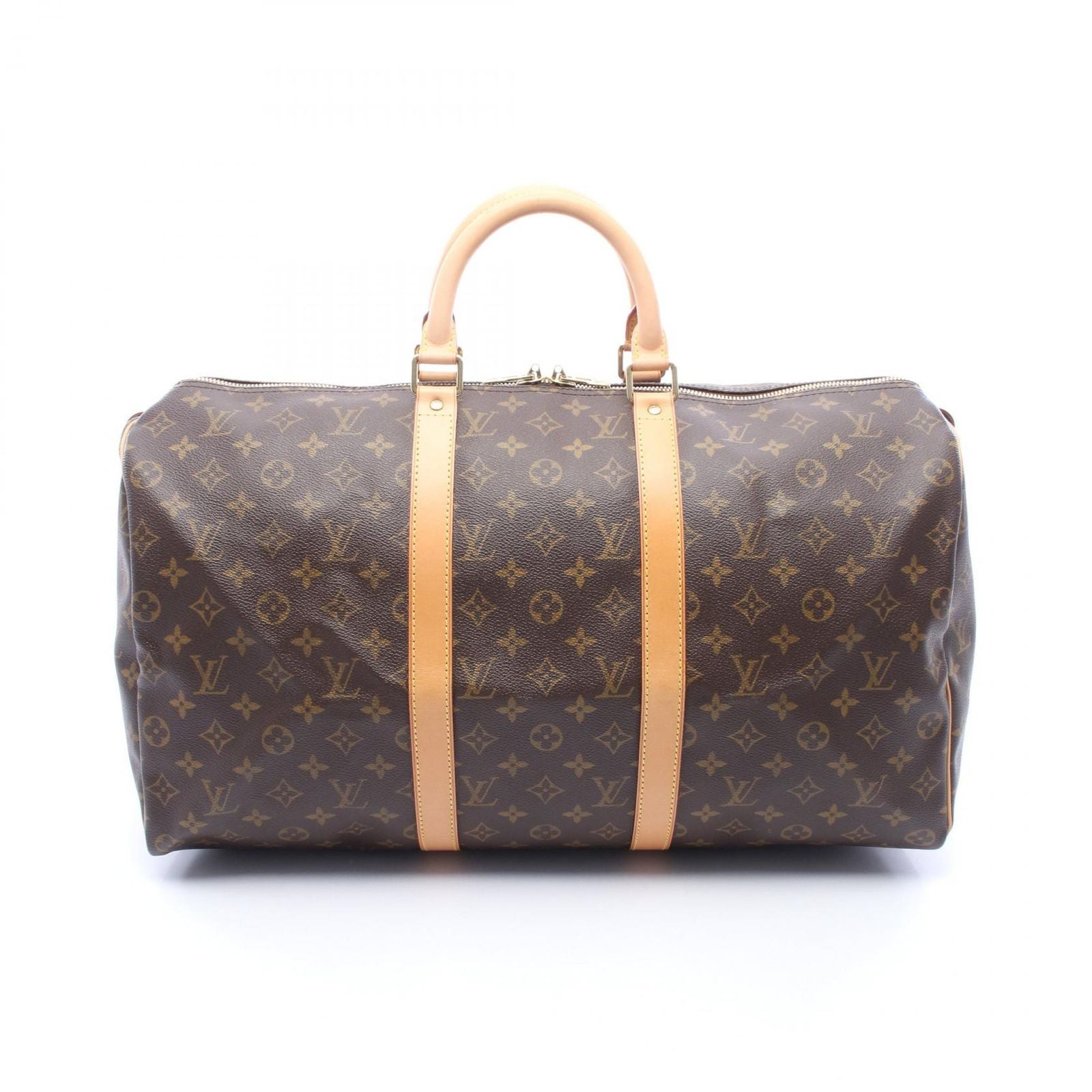 Louis Vuitton Boston Bag Keepall 50 Canvas Leather