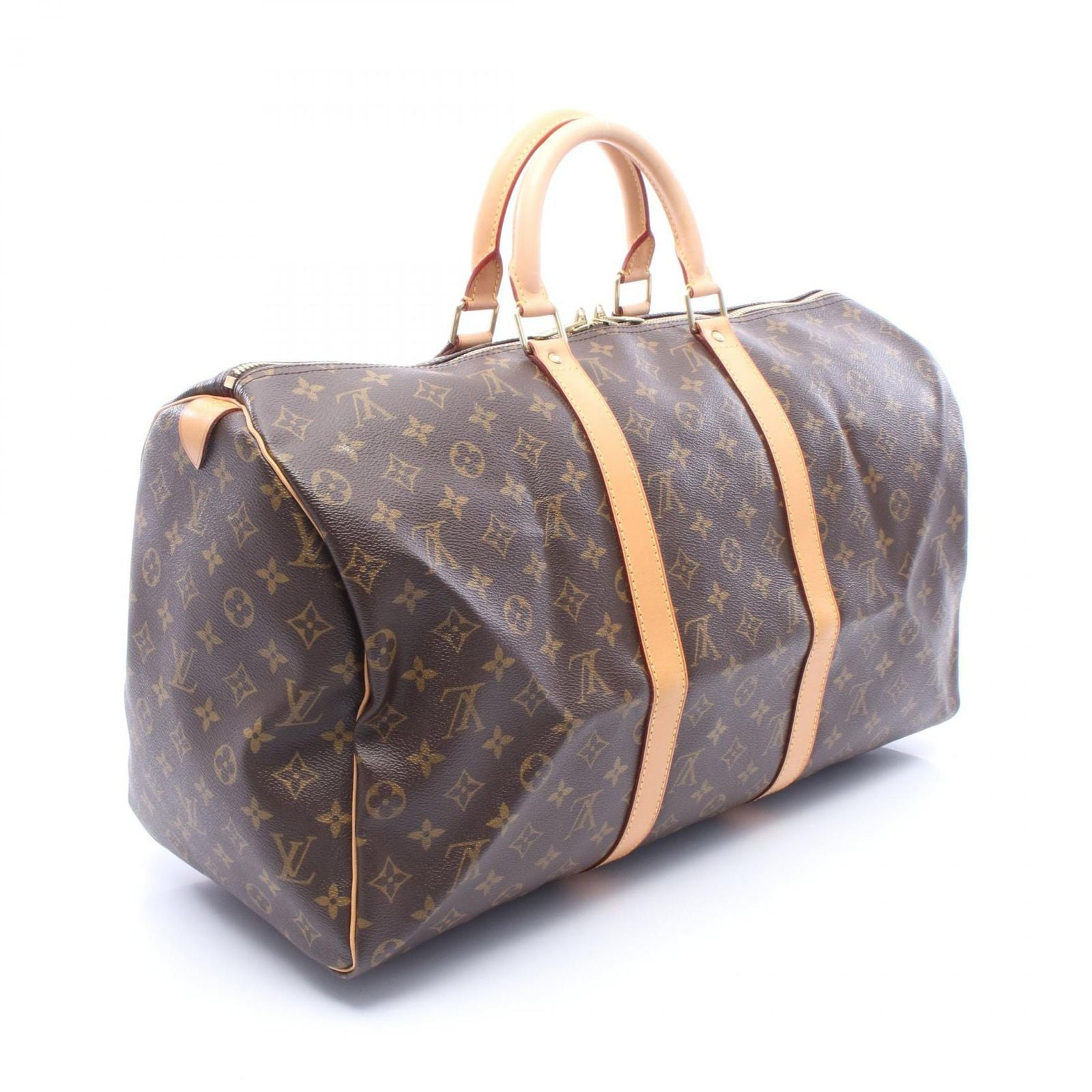 Louis Vuitton Boston Bag Keepall 50 Canvas Leather — view 2