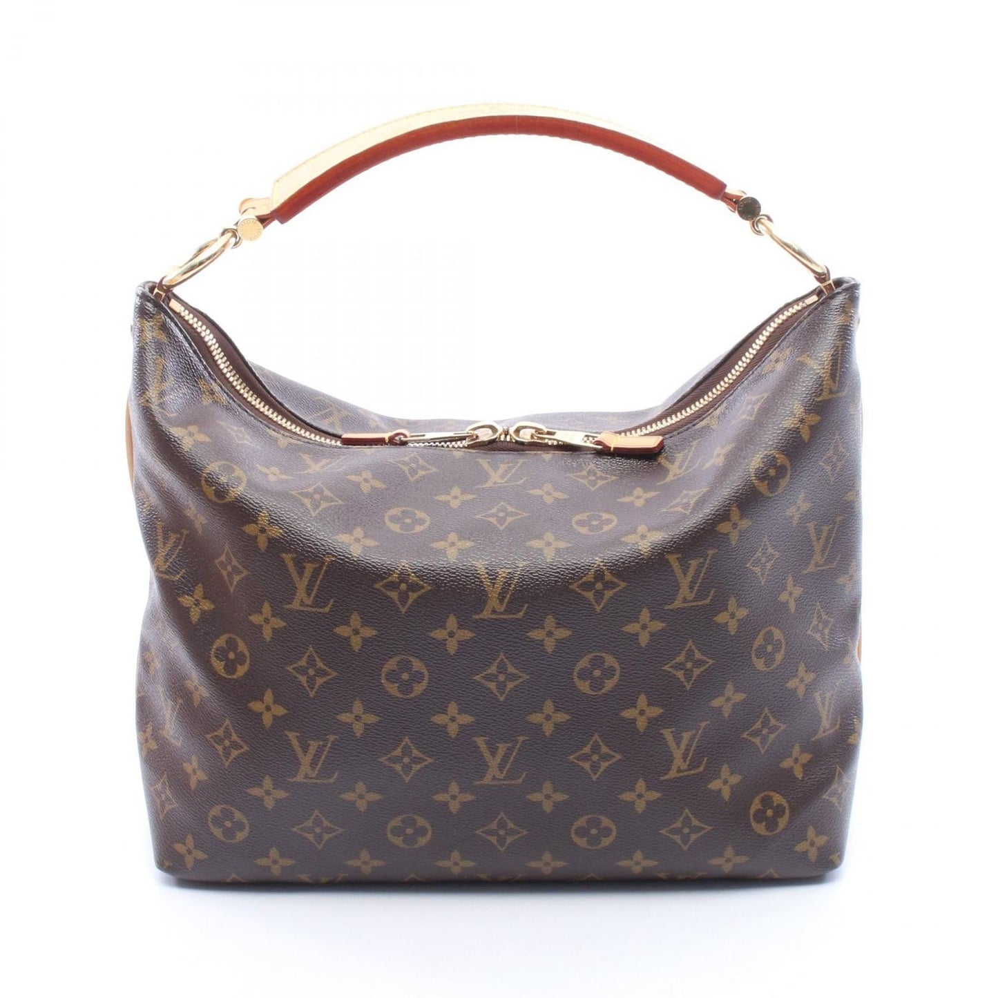 Louis Vuitton Shoulder Bag Sully PM Canvas Leather