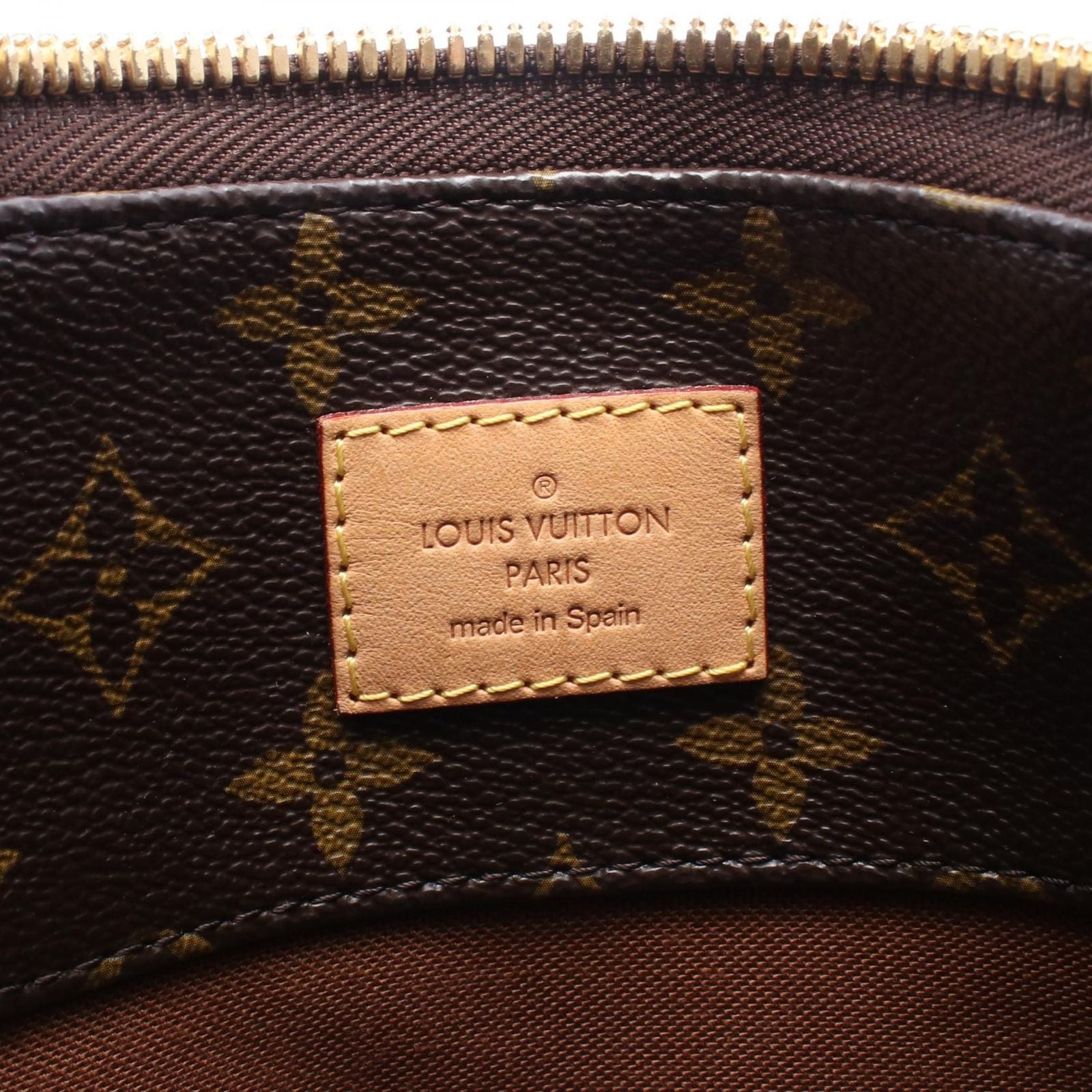 Louis Vuitton Shoulder Bag Sully PM Canvas Leather — view 4