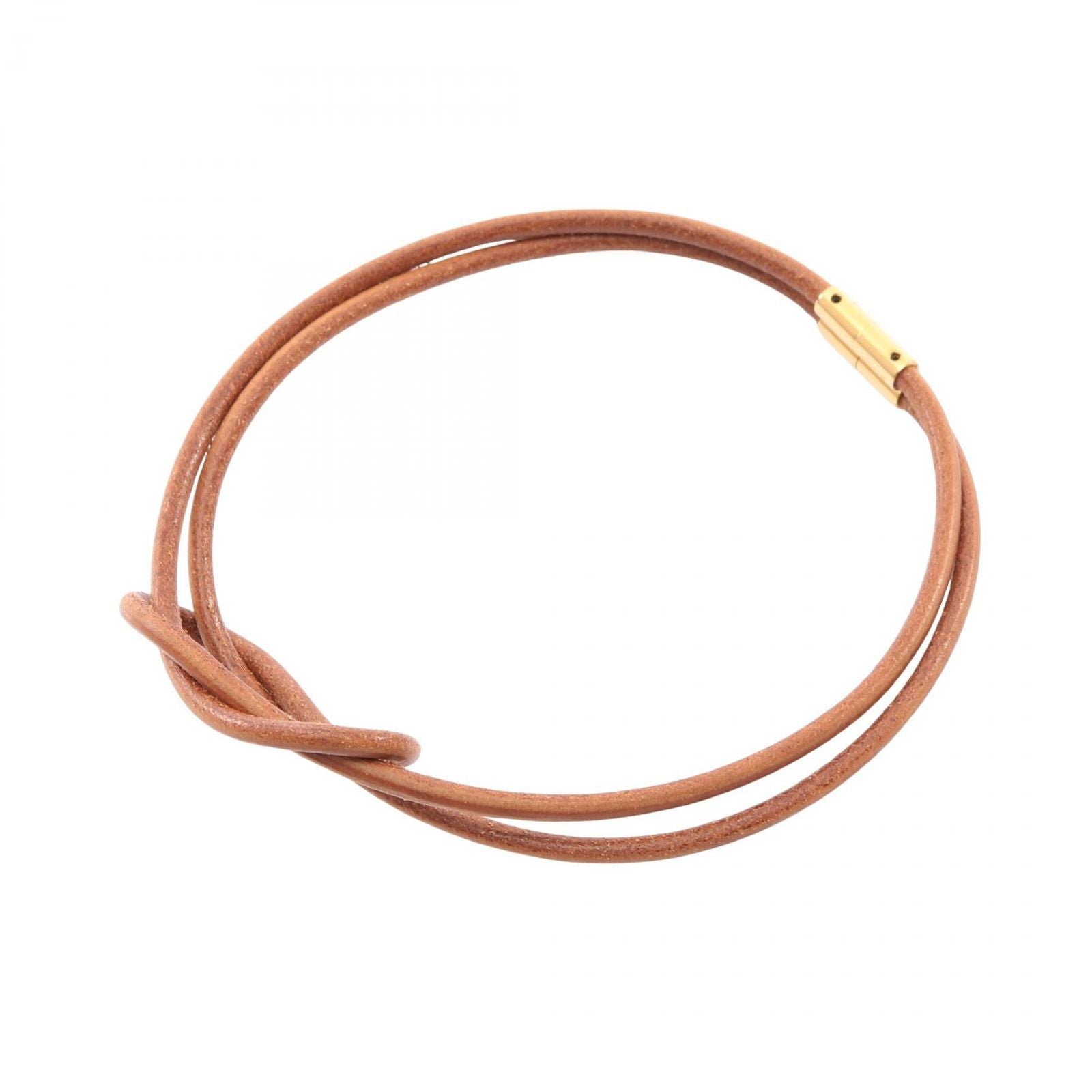 Hermes Choker Heraku Tall Leather Necklace