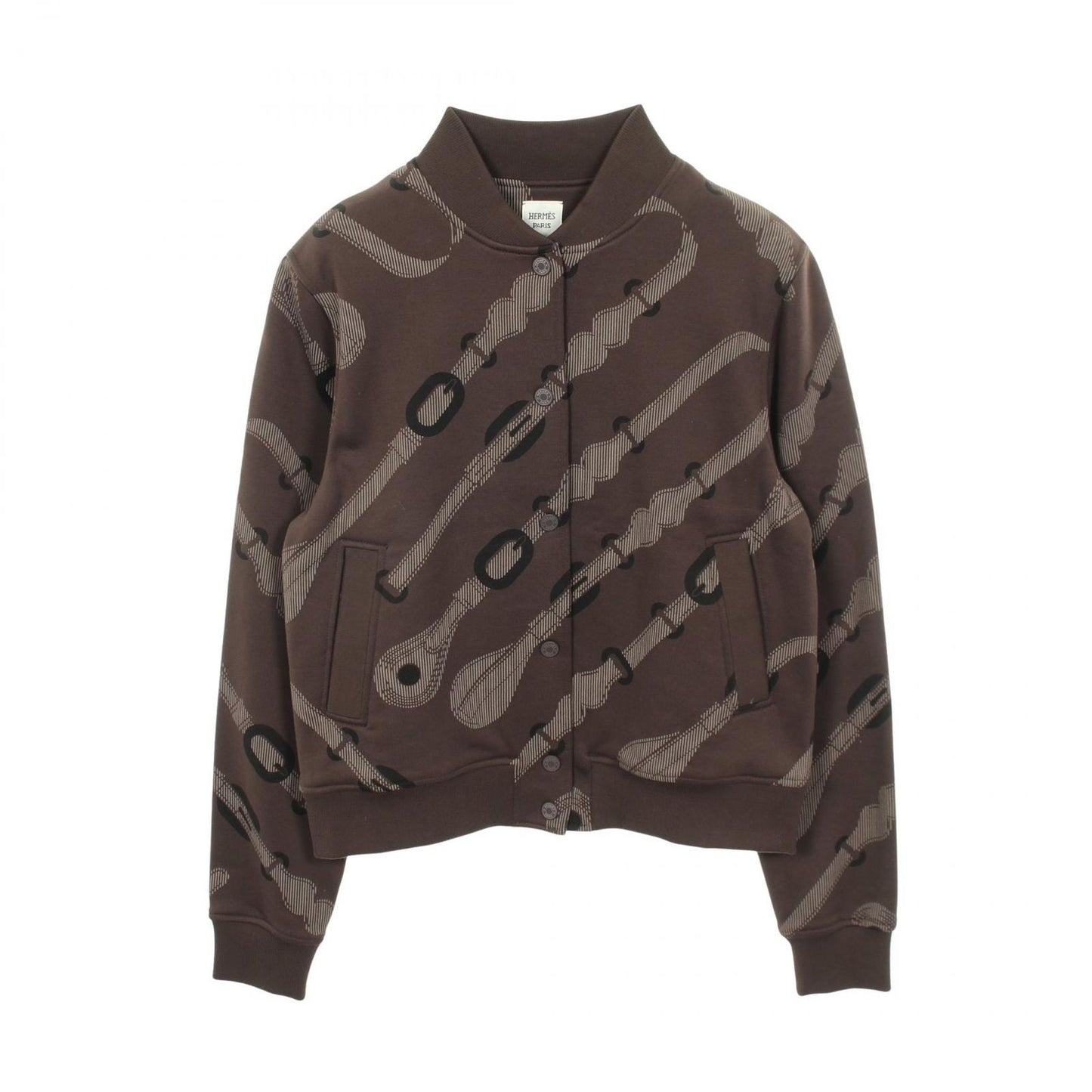 Hermes Jacket Coaching Remix Brown
