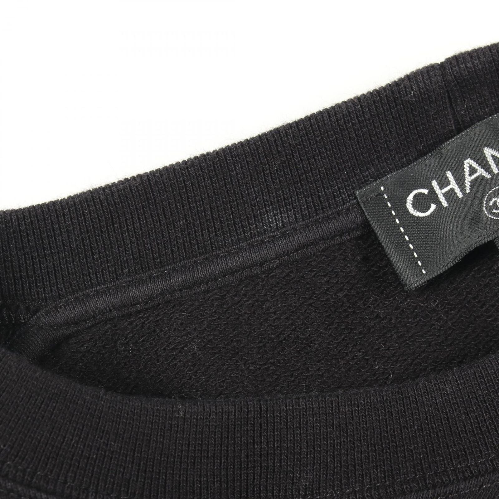 Chanel Sweatshirt Graffiti Logo Camellia Sequin Cotton — view 7