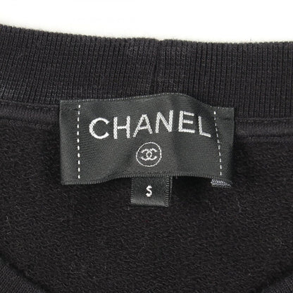 Chanel Sweatshirt Graffiti Logo Camellia Sequin Cotton — view 3