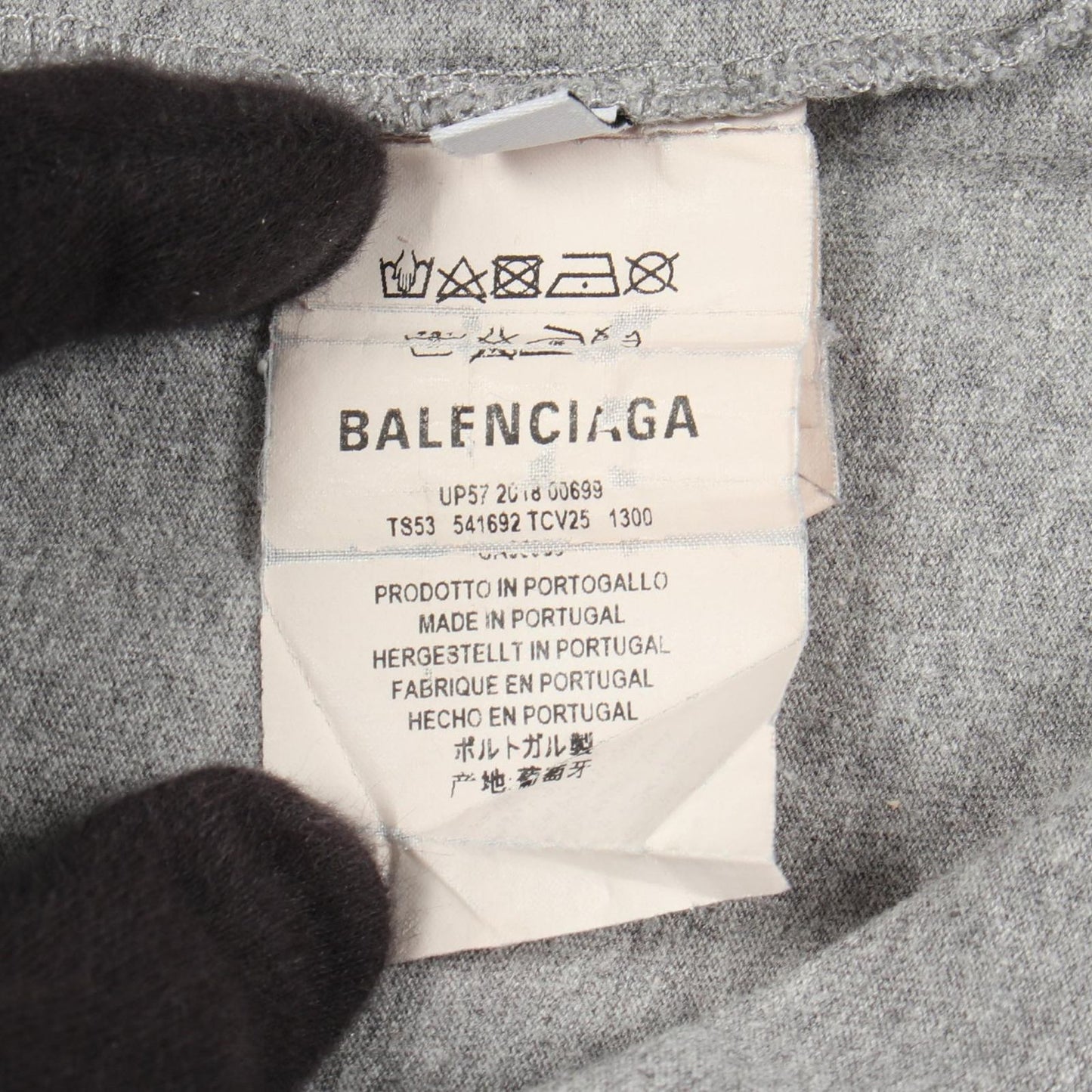 Balenciaga Short Sleeve T-Shirt BB Logo Print Crew Neck Cotton — view 4