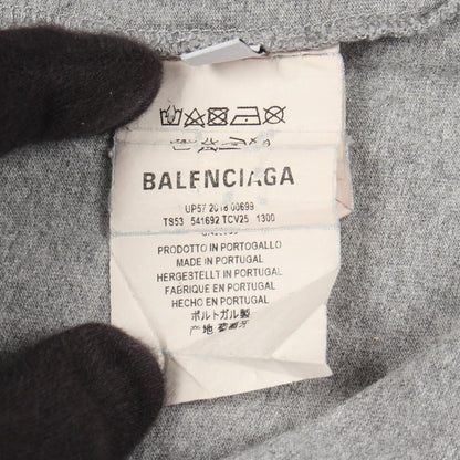 Balenciaga Short Sleeve T-Shirt BB Logo Print Crew Neck Cotton — view 4