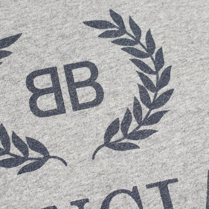 Balenciaga Short Sleeve T-Shirt BB Logo Print Crew Neck Cotton — view 6