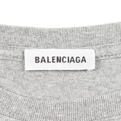Balenciaga Short Sleeve T-Shirt BB Logo Print Crew Neck Cotton — view 3