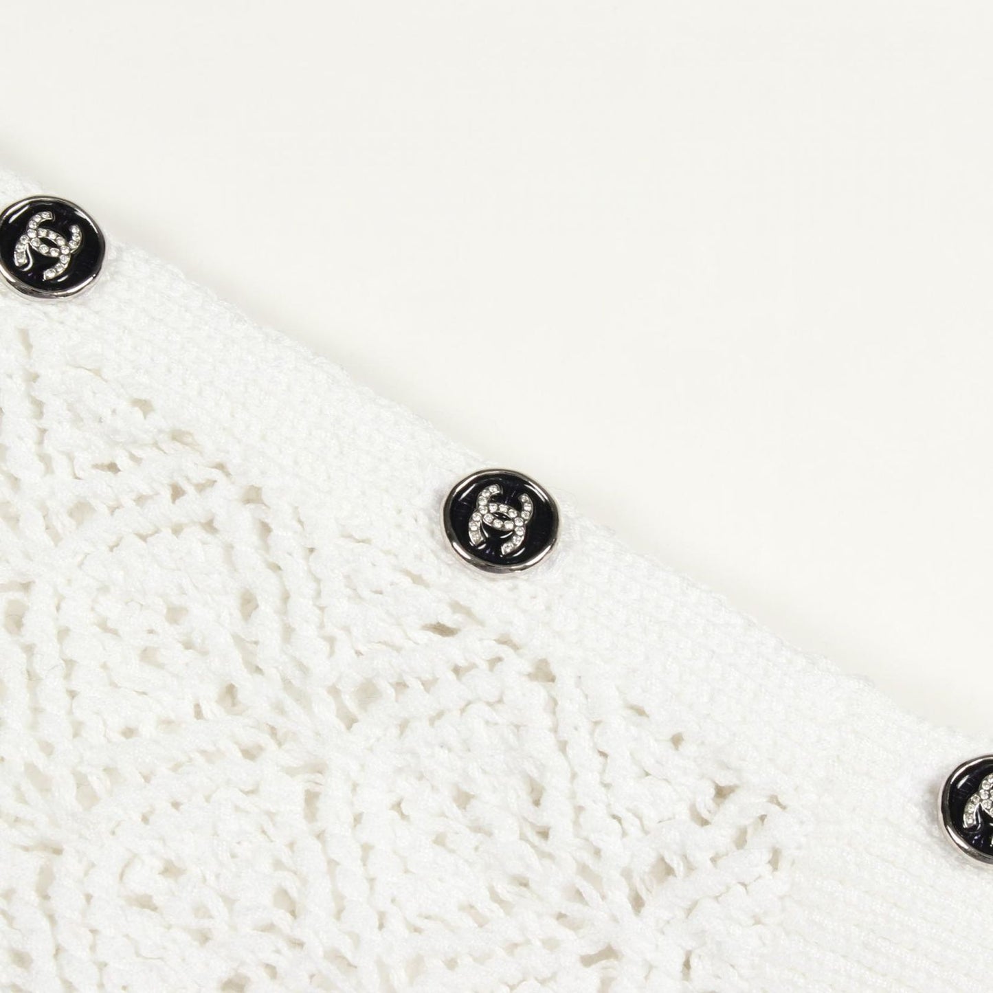 Chanel Knit CC Logo Wool Cashmere Sweater — view 7