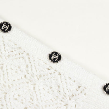 Chanel Knit CC Logo Wool Cashmere Sweater — view 7