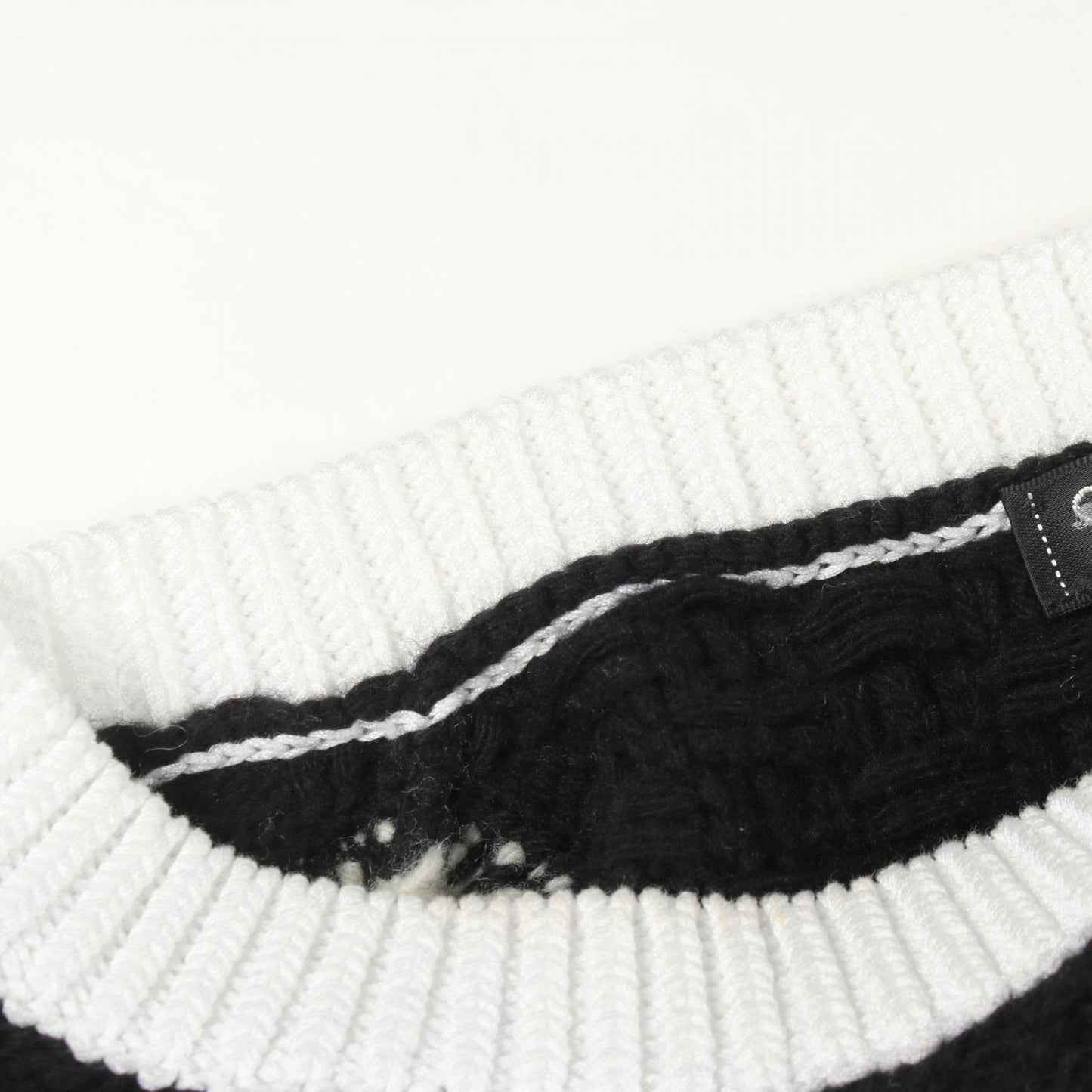 Chanel Knit CC Logo Wool Cashmere Sweater — view 8