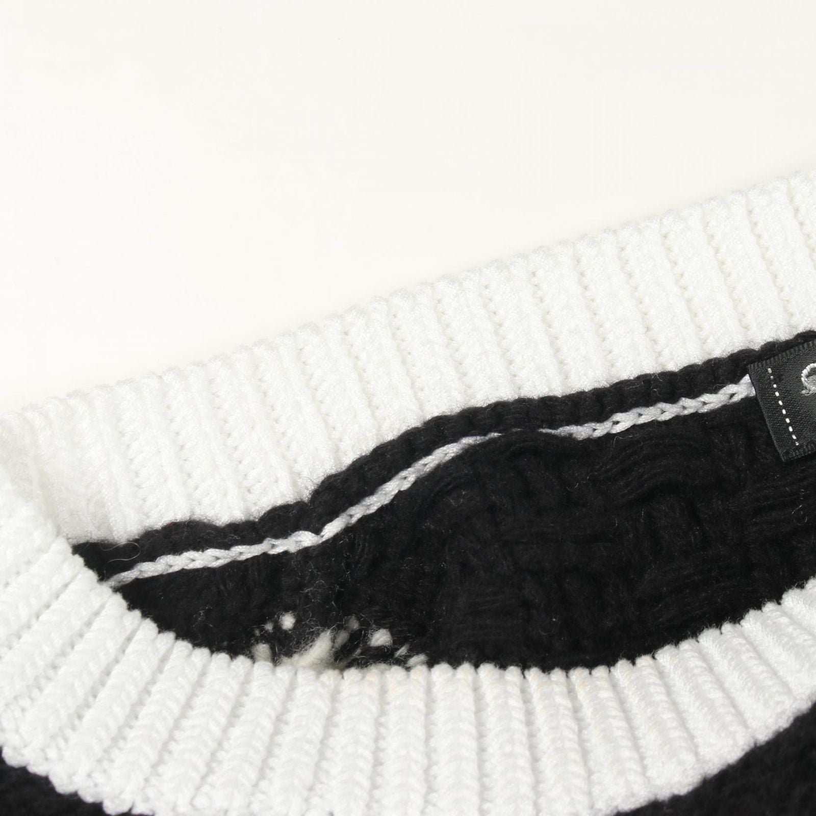 Chanel Knit CC Logo Wool Cashmere Sweater — view 8