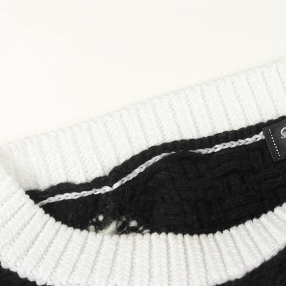 Chanel Knit CC Logo Wool Cashmere Sweater — view 8