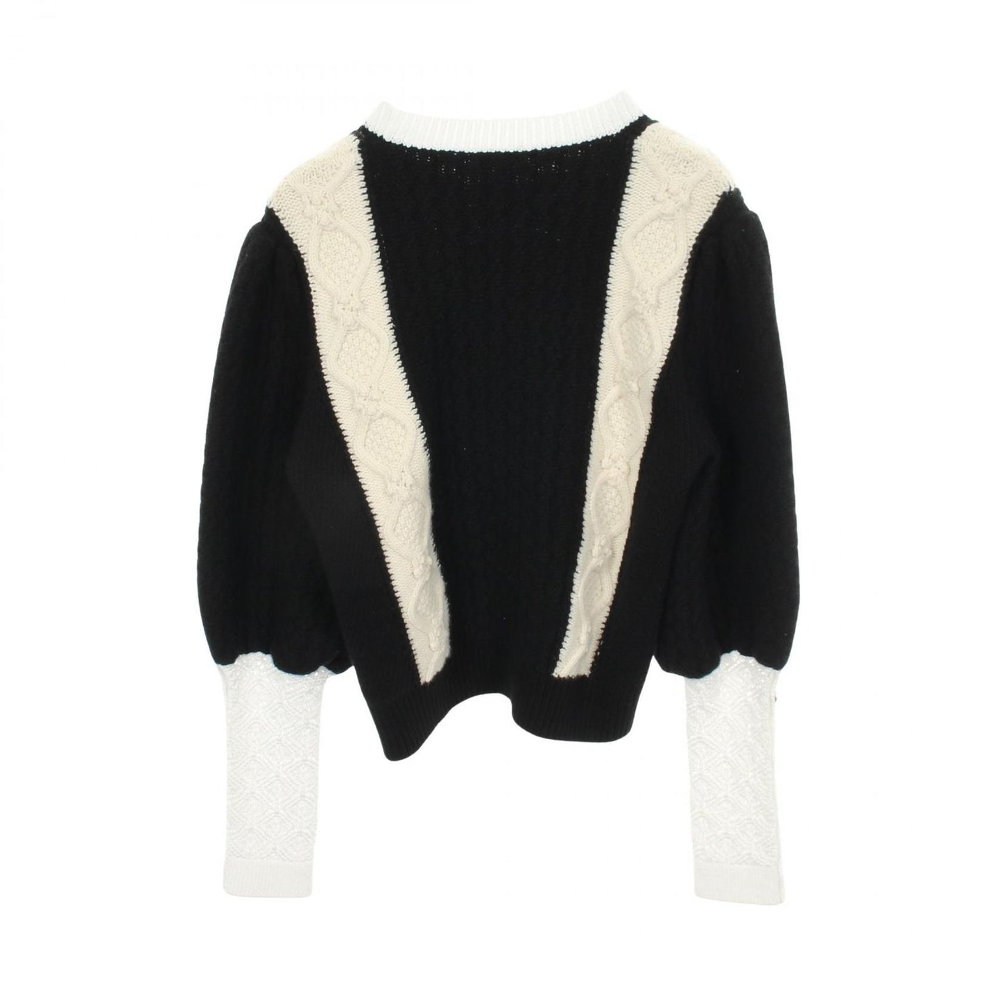 Chanel Knit CC Logo Wool Cashmere Sweater — view 2