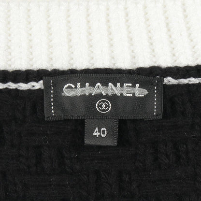 Chanel Knit CC Logo Wool Cashmere Sweater — view 3