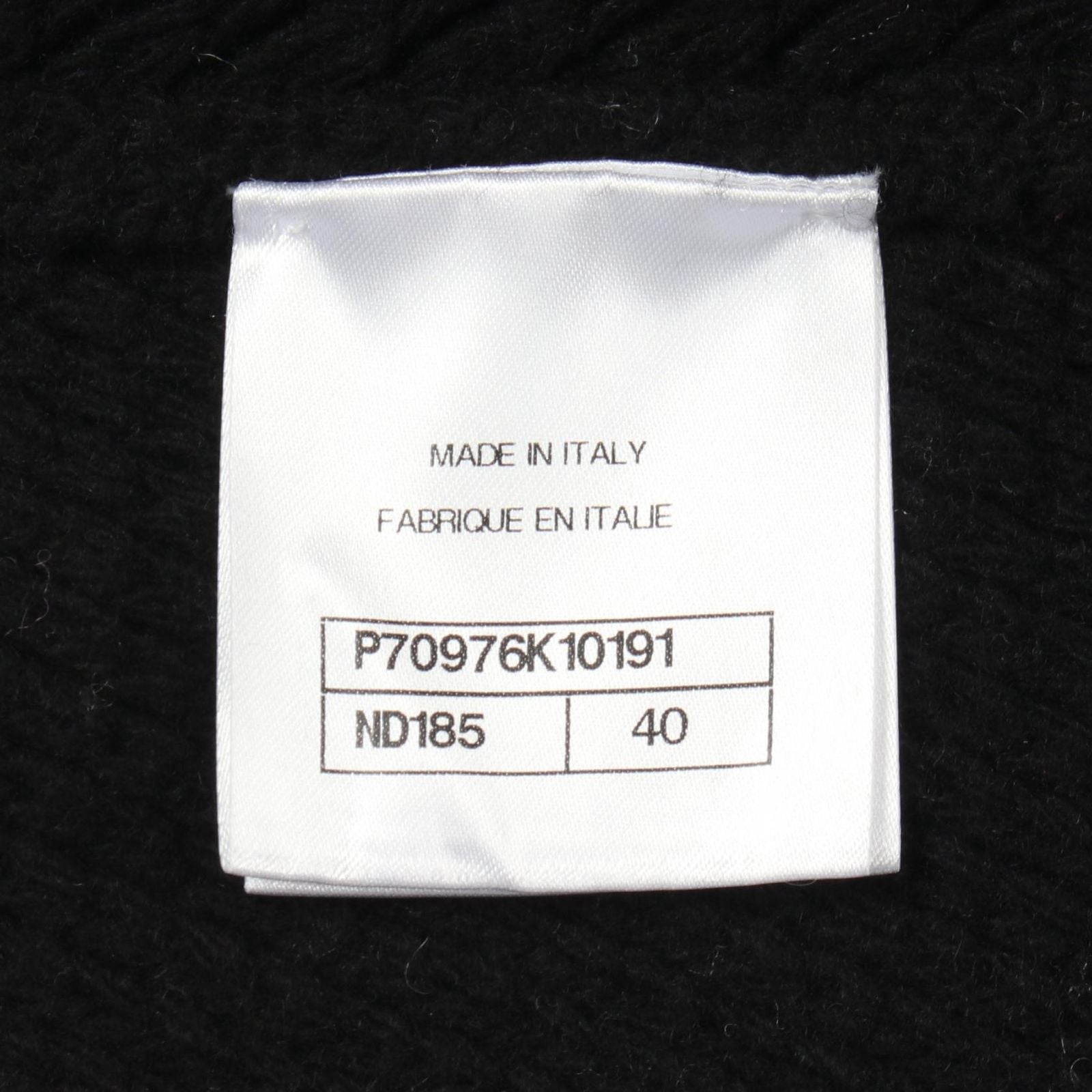 Chanel Knit CC Logo Wool Cashmere Sweater — view 5