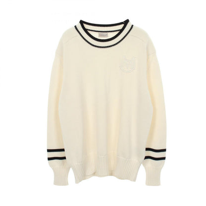 Moncler Knit Crew Neck Cotton Sweater