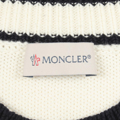 Moncler Knit Crew Neck Cotton Sweater — view 3