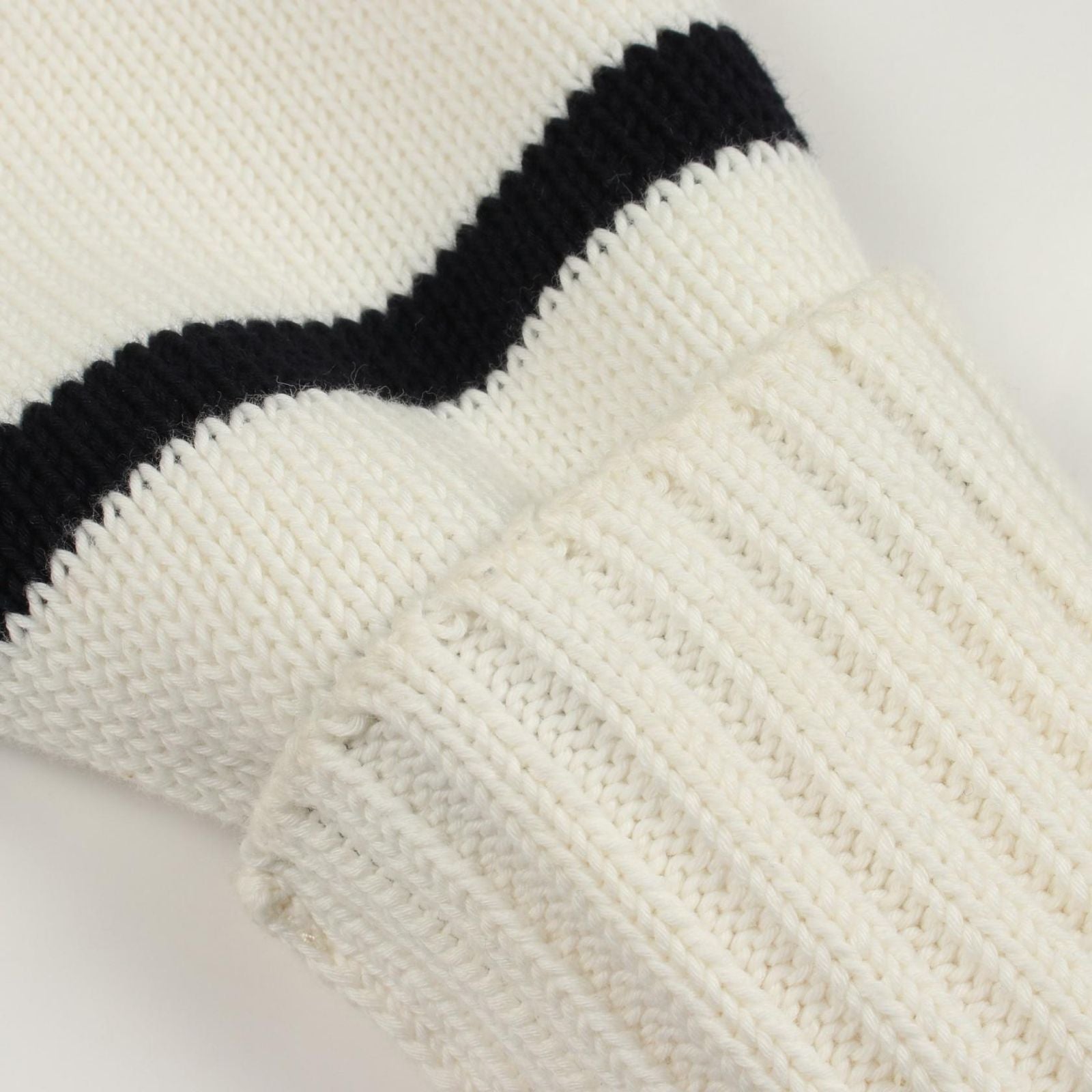 Moncler Knit Crew Neck Cotton Sweater — view 8