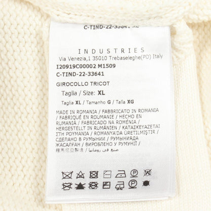 Moncler Knit Crew Neck Cotton Sweater — view 5
