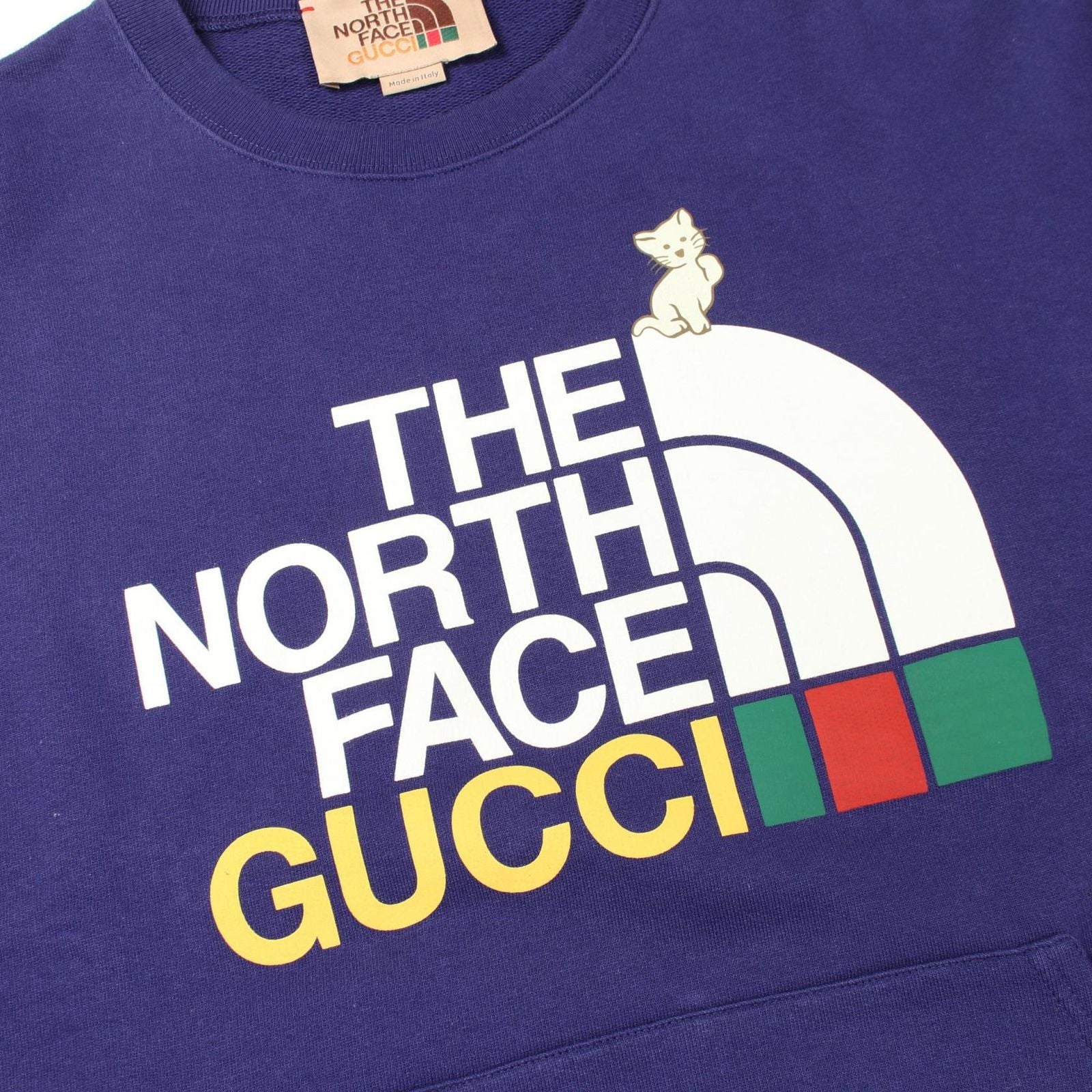 Gucci Sweatshirt the North Face Logo Print with Pocket Cotton — view 6