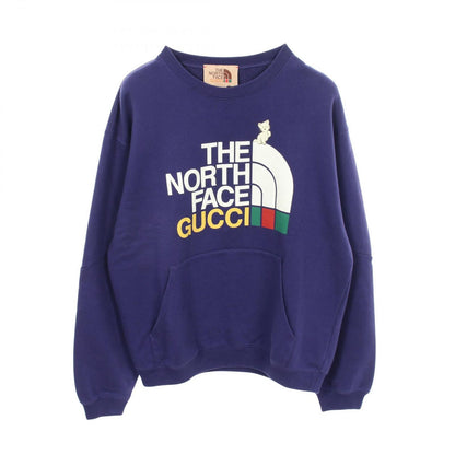 Gucci Sweatshirt the North Face Logo Print with Pocket Cotton