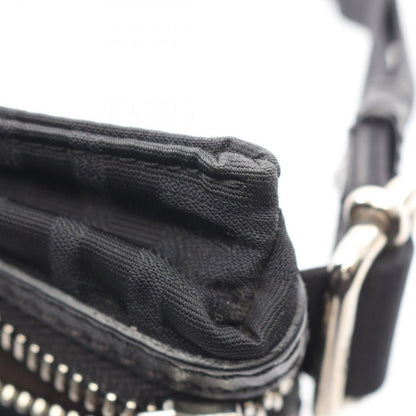 Fendi Waist Bag Zucca Black Nylon Leather — view 7