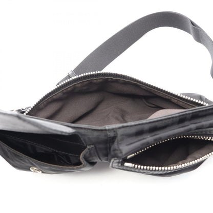 Fendi Waist Bag Zucca Black Nylon Leather — view 3