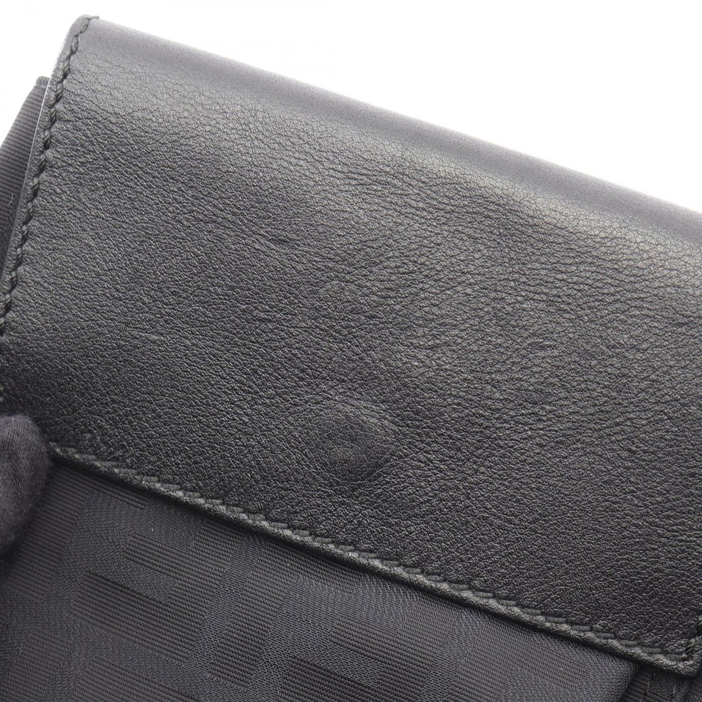 Fendi Waist Bag Zucca Black Nylon Leather — view 6