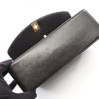 Chanel Shoulder Bag Quilted Diana Flap Black Lambskin Chain — view 8
