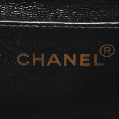 Chanel Shoulder Bag Quilted Diana Flap Black Lambskin Chain — view 4