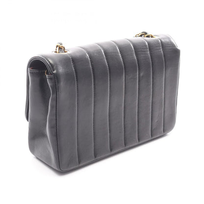 Chanel Shoulder Bag Mademoiselle Black Lambskin Chain — view 2