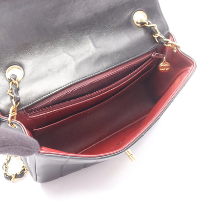 Chanel Shoulder Bag Mademoiselle Black Lambskin Chain — view 3