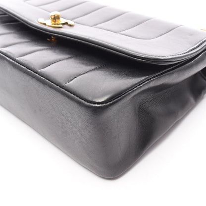Chanel Shoulder Bag Mademoiselle Black Lambskin Chain — view 9