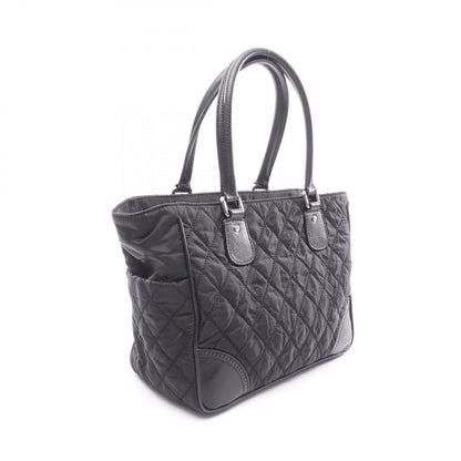 Chanel Tote Paris New York Line Black Nylon Leather — view 2
