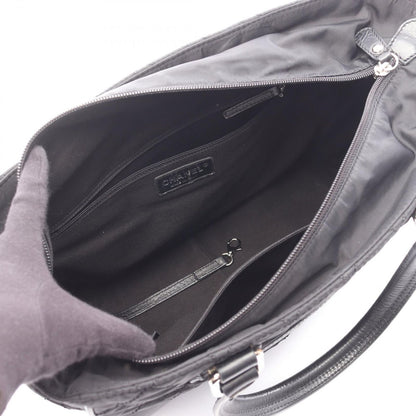 Chanel Tote Paris New York Line Black Nylon Leather — view 3