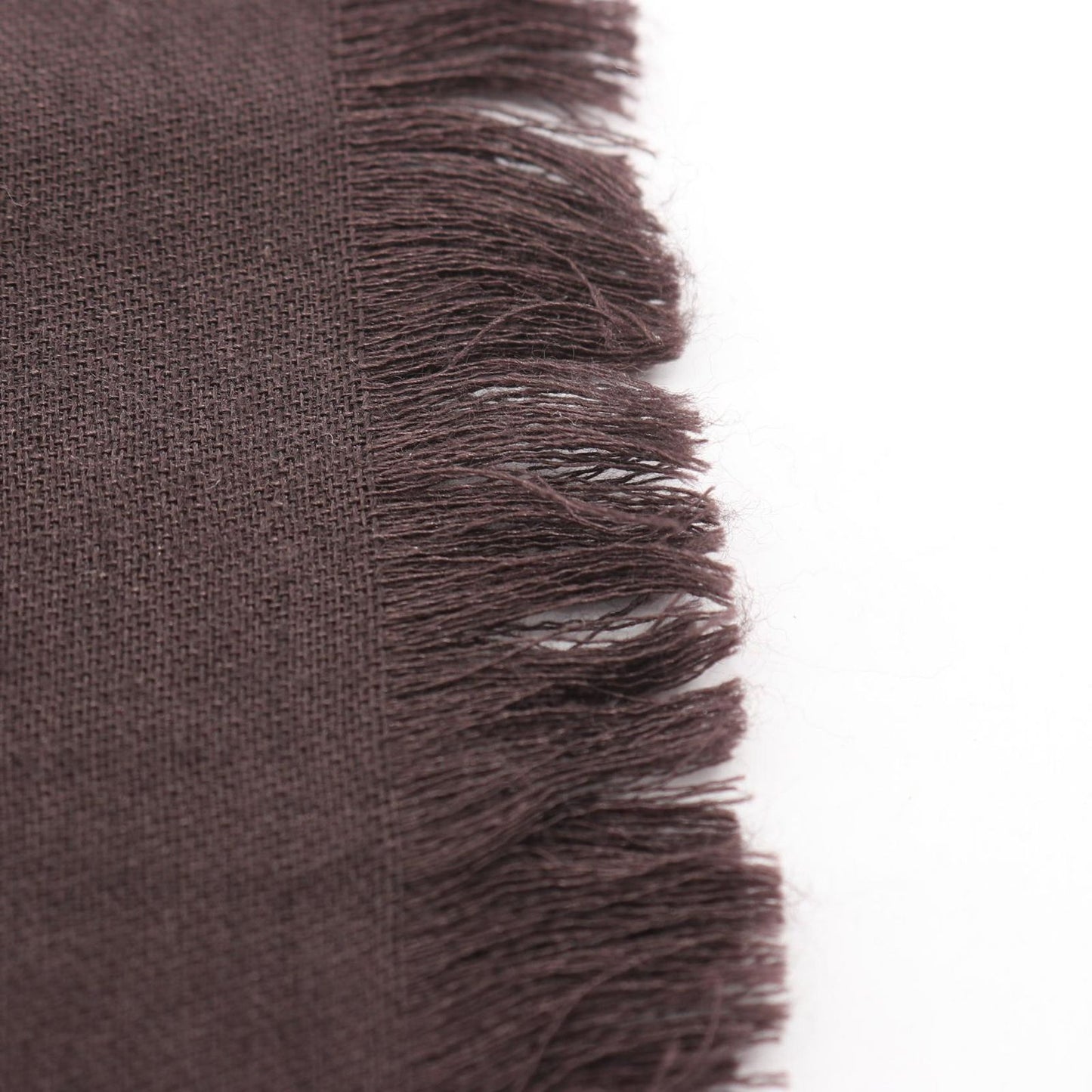 Gucci Shawl GG Pattern Dark Brown Wool Silk Scarf — view 5