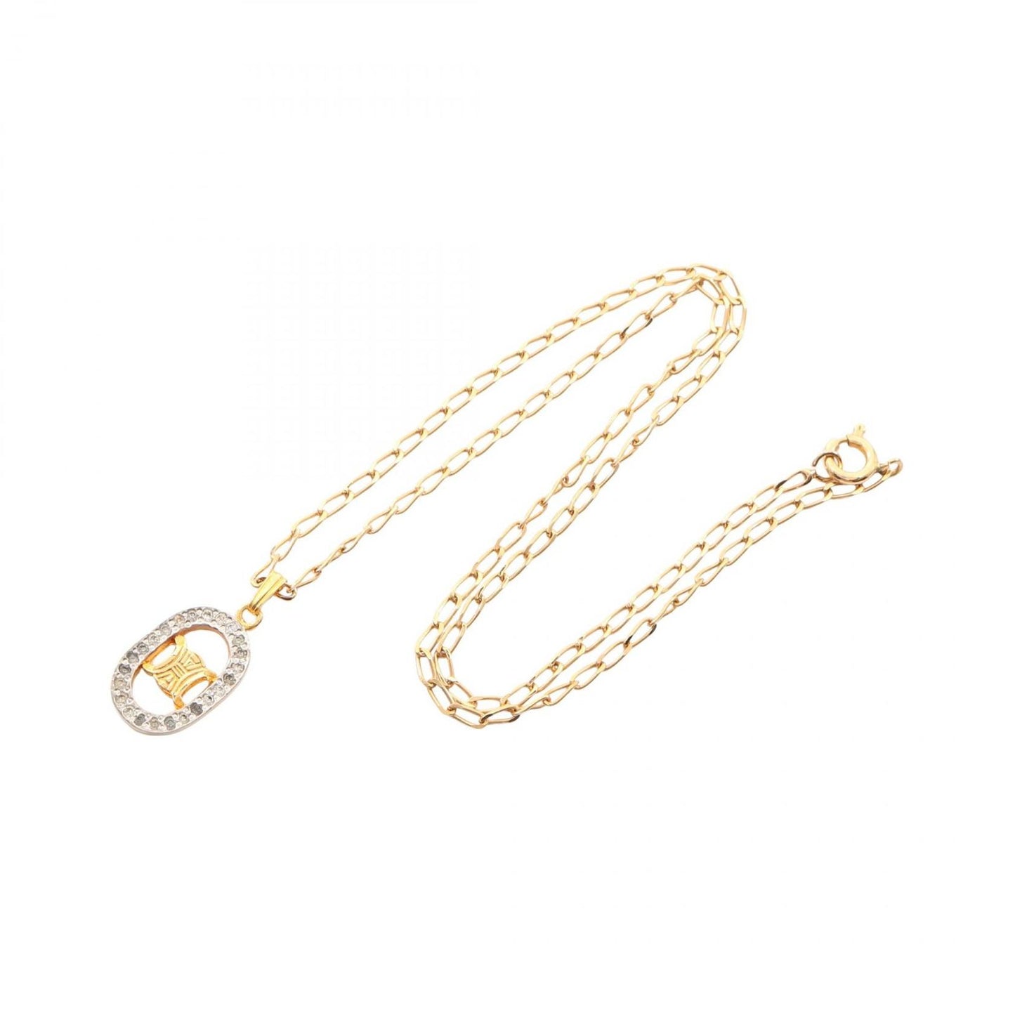 Celine Necklace Triomphe Gold — view 3