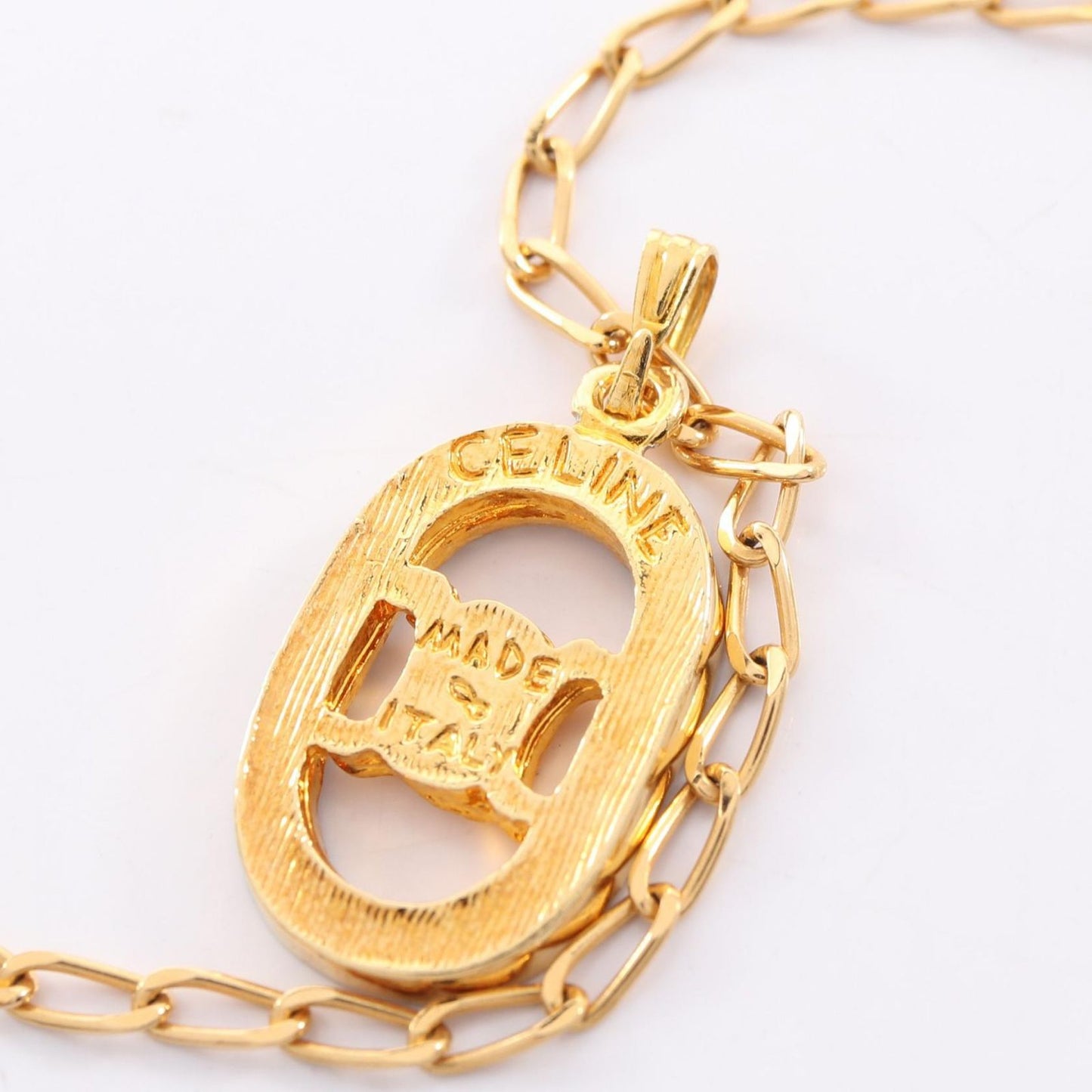 Celine Necklace Triomphe Gold — view 5