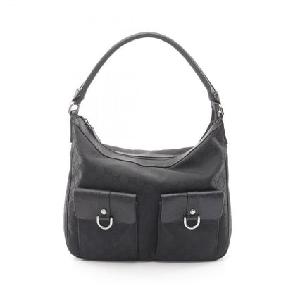 Gucci Shoulder Bag GG Nylon Black