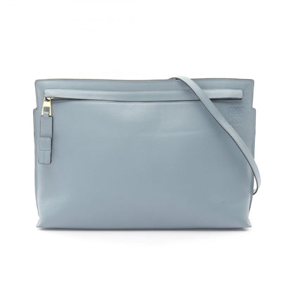 Loewe Shoulder Bag T Pouch Anagram Light Blue Leather